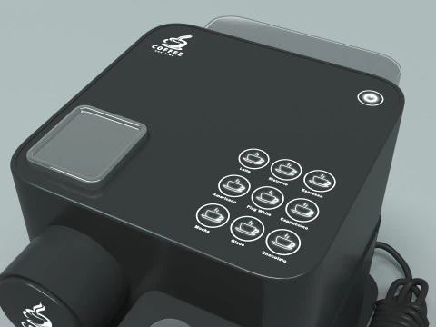 Espresso Coffee Machine 3D Model