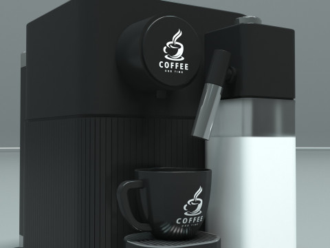 Espresso Coffee Machine 3D Modell