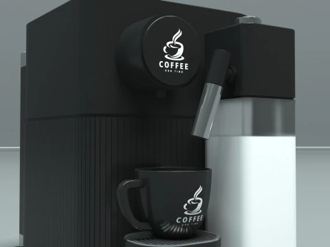 Espresso Coffee Machine 3D Model