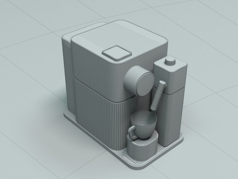 Espresso Coffee Machine 3D Modell