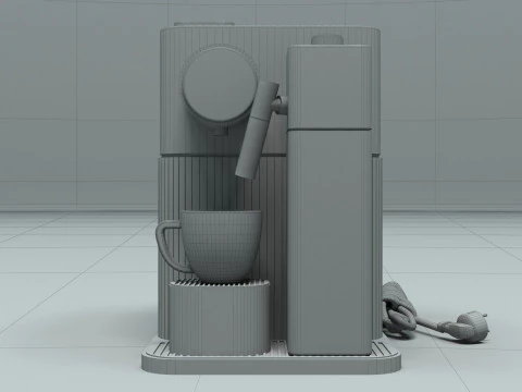 Espresso Coffee Machine 3D Model