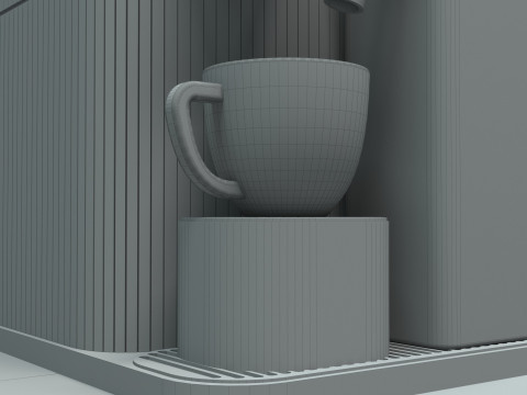 Espresso Coffee Machine 3D Modell