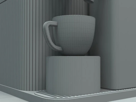 Espresso Coffee Machine 3D Model