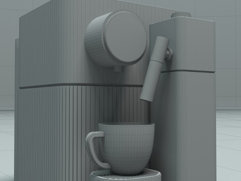 Espresso Coffee Machine 3D Modell