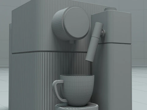 Espresso Coffee Machine 3D Model