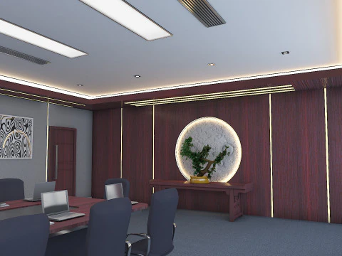 Business Conference Room 3D Model