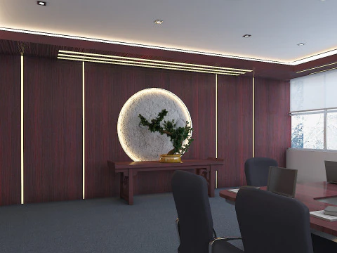 Business Conference Room 3D Model
