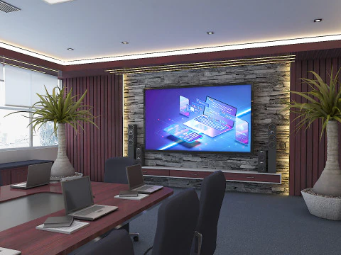 Business Conference Room 3D Model