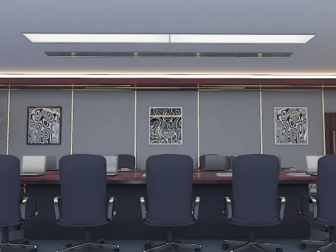 Business Conference Room 3D Model