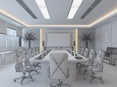 Business Conference Room 3Dモデル