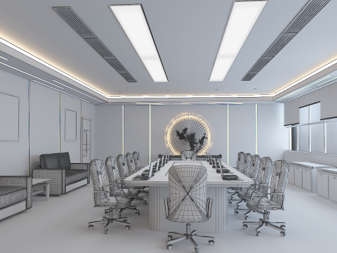 Business Conference Room 3Dモデル