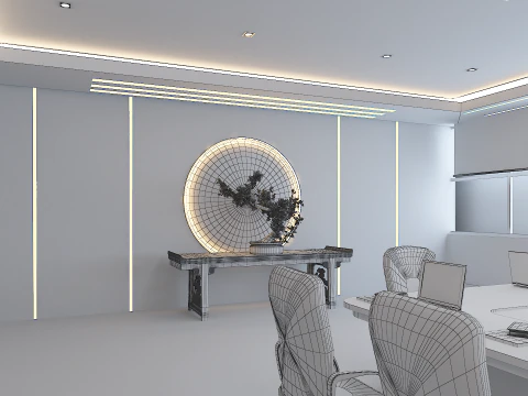 Business Conference Room 3D Model