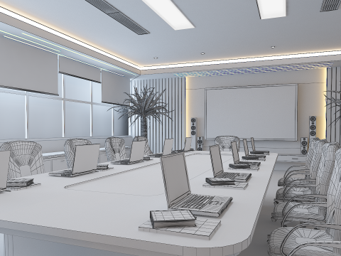 Business Conference Room 3Dモデル