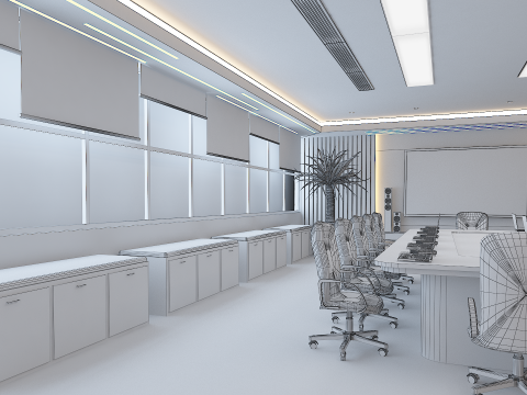 Business Conference Room 3Dモデル