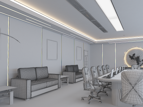 Business Conference Room 3Dモデル
