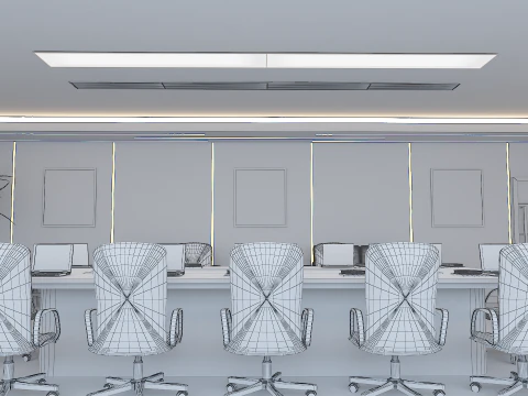 Business Conference Room 3D Model