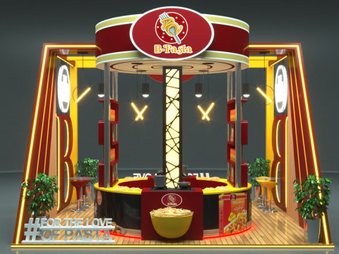Exhibition Stand Stall 3D Model