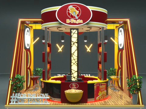 Stoisko wystawowe Model 3D