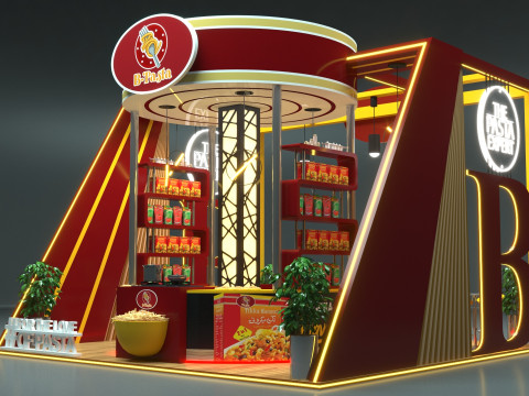 Exhibition Stand Stall 3D Model