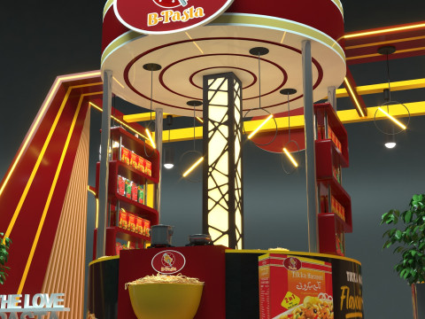 Exhibition Stand Stall 3D Model