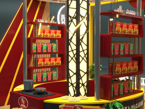 Exhibition Stand Stall 3D Model