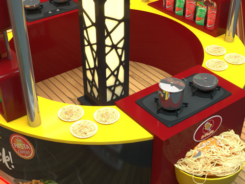 Exhibition Stand Stall 3D Model