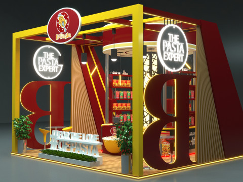 Exhibition Stand Stall 3D Model