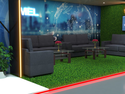 Exhibition Stand Stall 3D Model