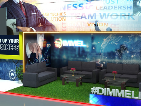 Exhibition Stand Stall 3D Model