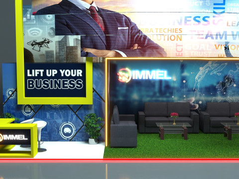 Exhibition Stand Stall 3D Model