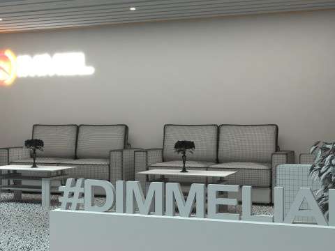 Exhibition Stand Stall 3D Model