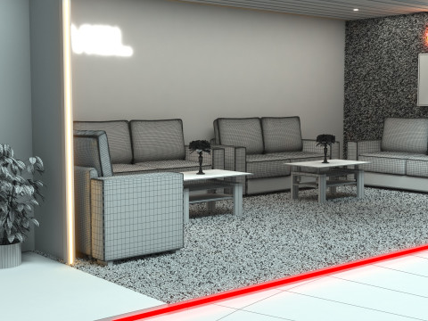 Exhibition Stand Stall 3D Model