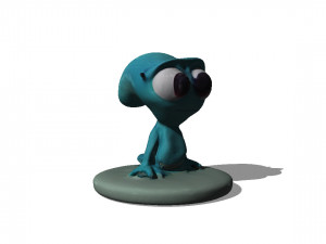 Alien Pixar Alike Modelo 3D