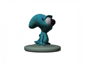 Alien Pixar Alike Model 3D
