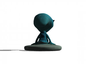 Alien Pixar Alike Model 3D