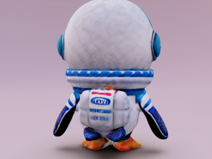 Astronaut Penguin 3D Model