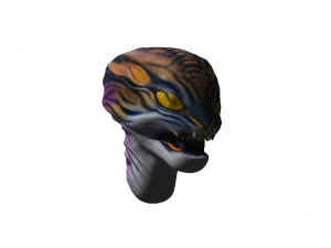 Alien Head 3D Model