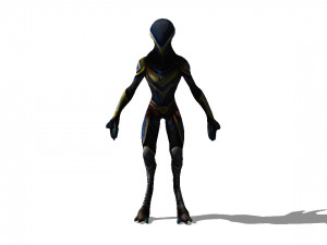 Alien hero of moons 3D Model
