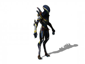 Alien hero of moons 3D Model