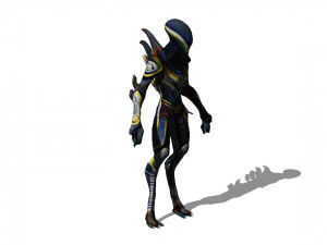 Alien hero of moons 3D Model