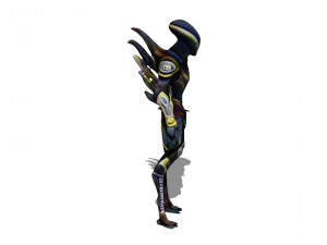 Alien hero of moons 3D Model