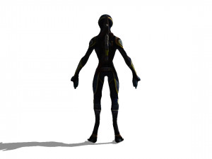 Alien hero of moons 3D Model