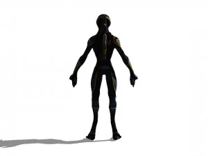 Alien hero of moons 3D Model