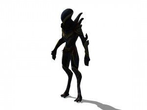 Alien hero of moons 3D Model