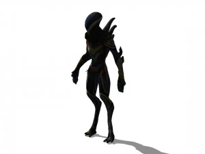 Alien hero of moons 3D Model