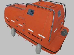 Lifeboat 3D Model