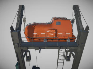 Lifeboat 3D Model