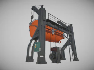 Lifeboat 3D Model