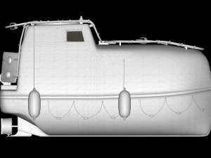 Lifeboat 3D Model