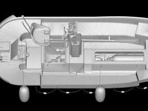 Lifeboat 3D Model